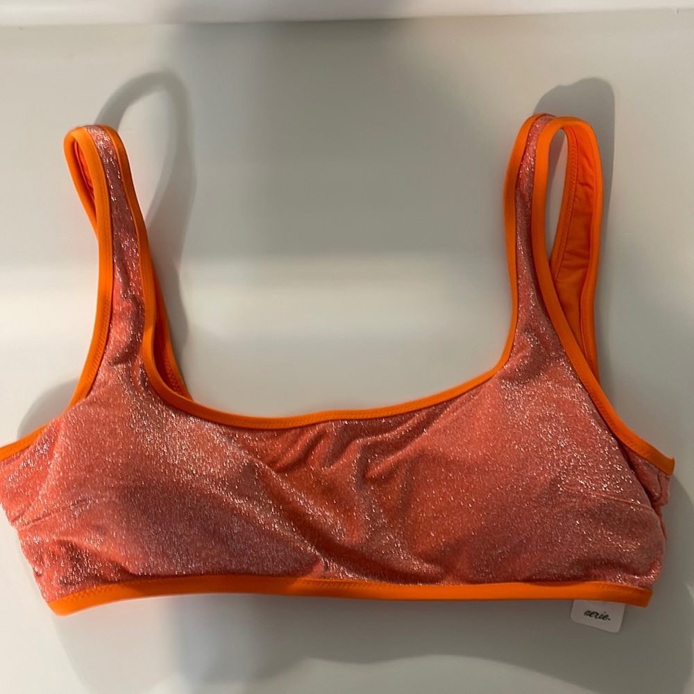 Aerie Glitter Swim Top